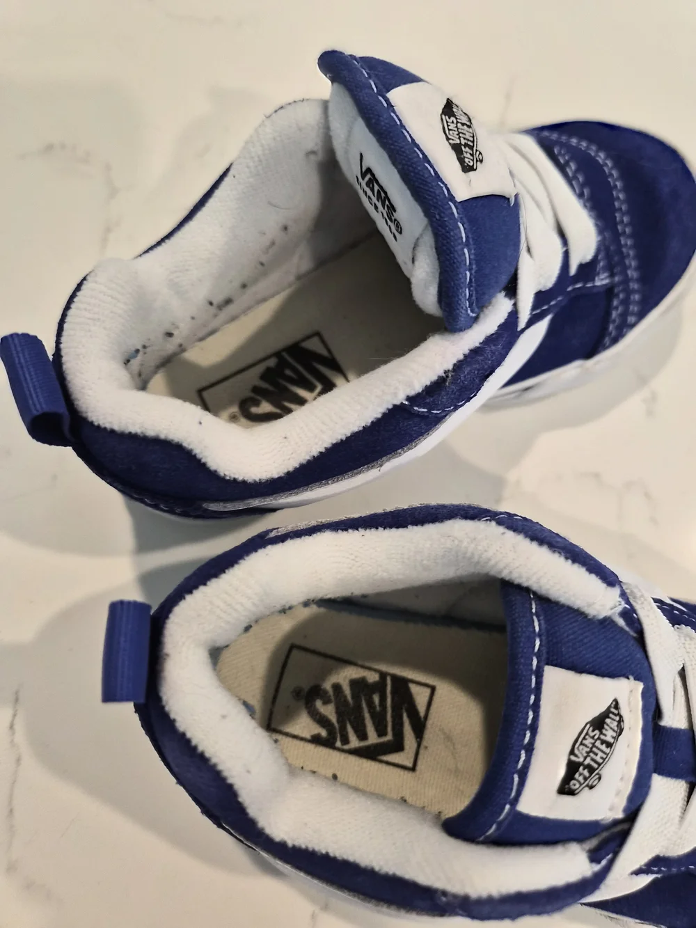 Vans Kids Blue Old Skool Sneakers - Classic Skate Shoe